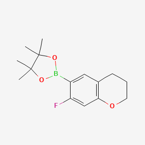 molecular formula C15H20BFO3 B8782612 2-(7-Fluorochroman-6-yl)-4,4,5,5-tetramethyl-1,3,2-dioxaborolane CAS No. 1154741-03-3