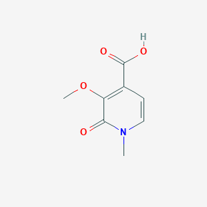 molecular formula C8H9NO4 B8782636 3-Methoxy-1-methyl-2-oxo-1,2-dihydropyridine-4-carboxylic acid 