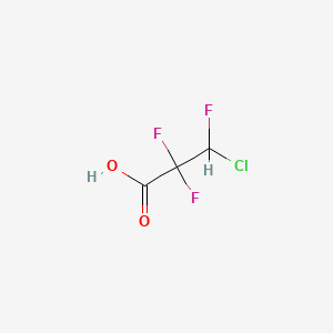 B8782656 3-Chloro-2,2,3-trifluoropropanoic acid CAS No. 425-97-8