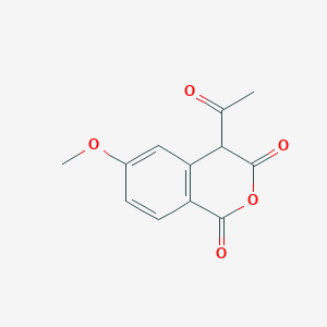 B8782668 4-Acetyl-6-methoxy-1H-2-benzopyran-1,3(4H)-dione CAS No. 918662-40-5