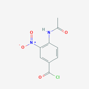 molecular formula C9H7ClN2O4 B8782742 4-Acetamido-3-nitrobenzoyl chloride CAS No. 24170-23-8