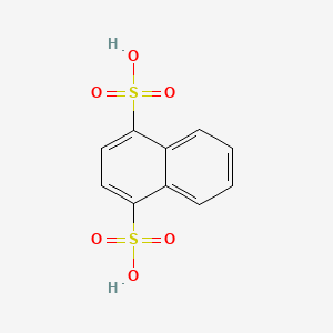 molecular formula C10H8O6S2 B8782744 Naphthalene-1,4-disulfonic acid CAS No. 46859-22-7