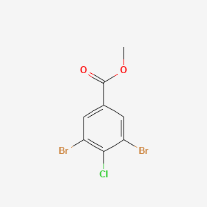 molecular formula C8H5Br2ClO2 B8782761 Methyl 3,5-dibromo-4-chlorobenzoate 