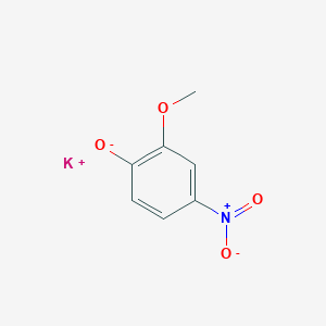 molecular formula C7H6KNO4 B8782967 Potassium 2-methoxy-4-nitrophenolate 