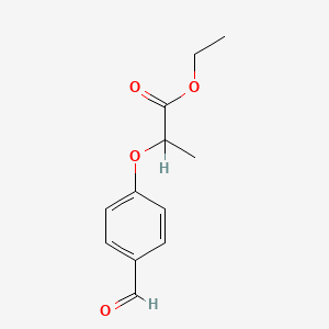 B8783041 Ethyl 2-(4-formylphenoxy)propionate CAS No. 51264-73-4