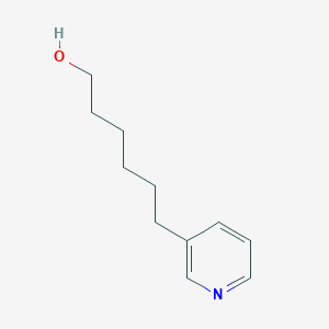 molecular formula C11H17NO B8783055 3-Pyridinehexanol CAS No. 88940-83-4