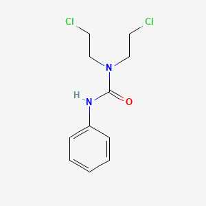 molecular formula C11H14Cl2N2O B8783108 1,1-Bis(2-chloroethyl)-3-phenylurea CAS No. 2003-41-0