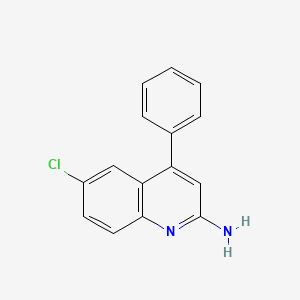 6-Chloro-4-phenylquinolin-2-amine