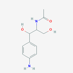 N-[1-(4-aminophenyl)-1,3-dihydroxypropan-2-yl]acetamide
