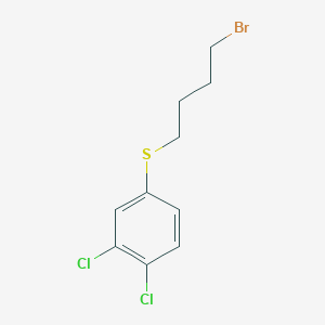 4-[(4-Bromobutyl)sulfanyl]-1,2-dichlorobenzene