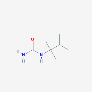 molecular formula C7H16N2O B8783304 1-(2,3-Dimethylbutan-2-yl)urea CAS No. 5344-89-8
