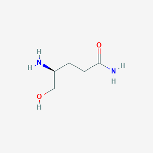 molecular formula C5H12N2O2 B8783331 (S)-4-Amino-5-hydroxypentanamide 