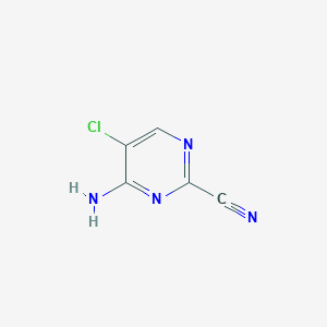 4-Amino-5-chloropyrimidine-2-carbonitrile