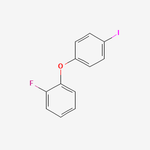 molecular formula C12H8FIO B8783388 1-Fluoro-2-(4-iodophenoxy)benzene 