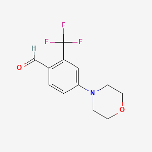 4-Morpholino-2-(trifluoromethyl)benzaldehyde