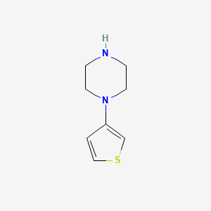 molecular formula C8H12N2S B8783568 1-(3-Thienyl)piperazine 