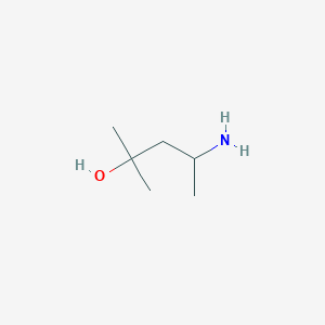 molecular formula C6H15NO B8783591 4-Amino-2-methylpentan-2-ol CAS No. 70772-78-0