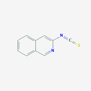 molecular formula C10H6N2S B8783659 3-Isothiocyanatoisoquinoline 