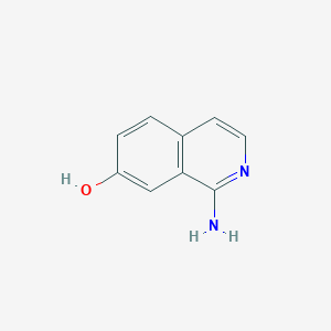 molecular formula C9H8N2O B8783663 1-Aminoisoquinolin-7-ol 
