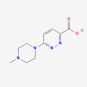 6-(4-Methylpiperazin-1-yl)pyridazine-3-carboxylic acid