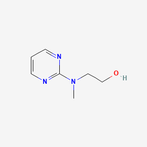 molecular formula C7H11N3O B8783736 Ethanol, 2-(methyl-2-pyrimidinylamino)- CAS No. 122320-79-0