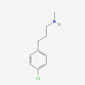 molecular formula C10H14ClN B8783780 [3-(4-Chlorophenyl)propyl]methylamine 