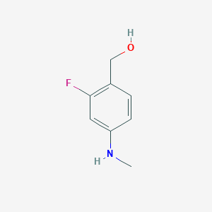 [2-Fluoro-4-(methylamino)phenyl]methanol