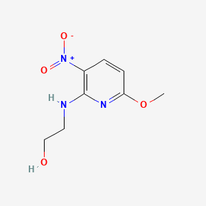 molecular formula C8H11N3O4 B8783815 2-(6-Methoxy-3-nitro-2-pyridylamino)ethanol CAS No. 94166-59-3