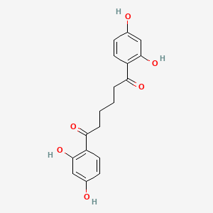 Hexane-1,6-dione, 1,6-bis(2,4-dihydroxyphenyl)-