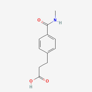 3-(4-(Methylcarbamoyl)phenyl)propanoic acid