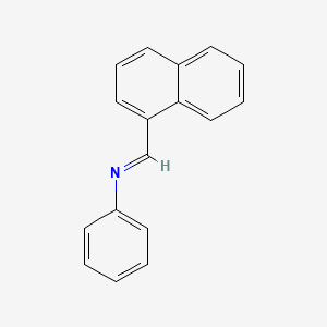 molecular formula C17H13N B8783877 N-(1-Naphthylmethylene)aniline CAS No. 890-50-6