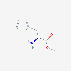 molecular formula C8H11NO2S B8783917 methyl (2S)-2-amino-3-(thiophen-2-yl)propanoate 