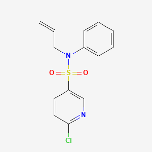 6-chloro-N-phenyl-N-2-propen-1-yl-3-Pyridinesulfonamide
