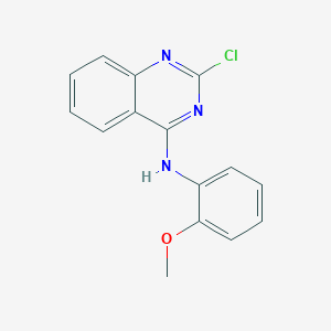 molecular formula C15H12ClN3O B8783957 2-Chloro-N-(2-methoxyphenyl)quinazolin-4-amine CAS No. 827030-62-6
