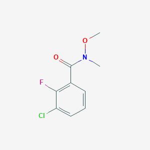 3-chloro-2-fluoro-N-methoxy-N-methylbenzamide