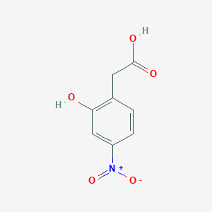 molecular formula C8H7NO5 B8784012 2-(2-Hydroxy-4-nitrophenyl)acetic acid 