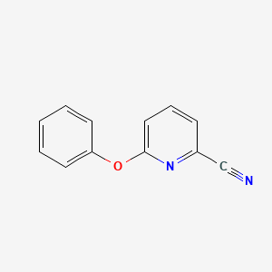 molecular formula C12H8N2O B8784054 6-Phenoxypicolinonitrile 