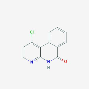 molecular formula C12H7ClN2O B8784129 1-Chlorobenzo[C][1,8]naphthyridin-6(5H)-one 