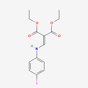 molecular formula C14H16INO4 B8784133 Diethyl 2-((4-iodophenylamino)methylene)malonate 