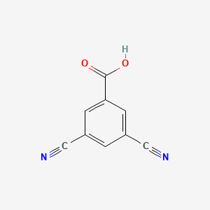 molecular formula C9H4N2O2 B8784227 3,5-Dicyanobenzoic acid CAS No. 58123-68-5