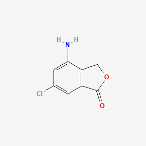 molecular formula C8H6ClNO2 B8784246 4-Amino-6-chloroisobenzofuran-1(3H)-one CAS No. 1207455-27-3