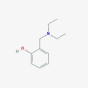 molecular formula C11H17NO B8784301 o-CRESOL, alpha-(DIETHYLAMINO)- CAS No. 4992-02-3