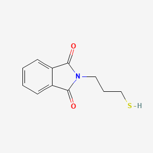 molecular formula C11H11NO2S B8784319 2-(3-Mercaptopropyl)isoindoline-1,3-dione 