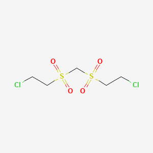 1-chloro-2-(2-chloroethylsulfonylmethylsulfonyl)ethane