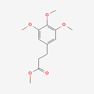 molecular formula C13H18O5 B8784369 Methyl 3-(3,4,5-trimethoxyphenyl)propanoate CAS No. 53560-25-1