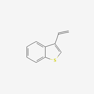 molecular formula C10H8S B8784415 3-Ethenyl-1-benzothiophene CAS No. 6889-73-2