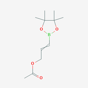 2-Propen-1-ol, 3-(4,4,5,5-tetramethyl-1,3,2-dioxaborolan-2-yl)-, 1-acetate