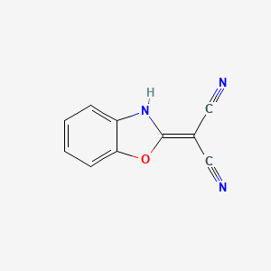 Propanedinitrile, 2(3H)-benzoxazolylidene-