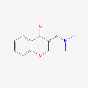 molecular formula C12H13NO2 B8784523 3-(Dimethylaminomethylene)-chroman-4-one 