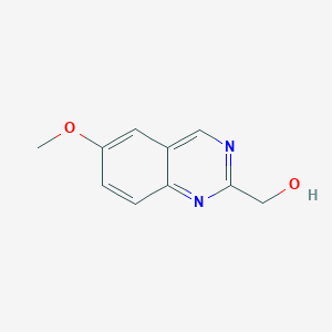 molecular formula C10H10N2O2 B8784595 (6-Methoxyquinazolin-2-yl)methanol 